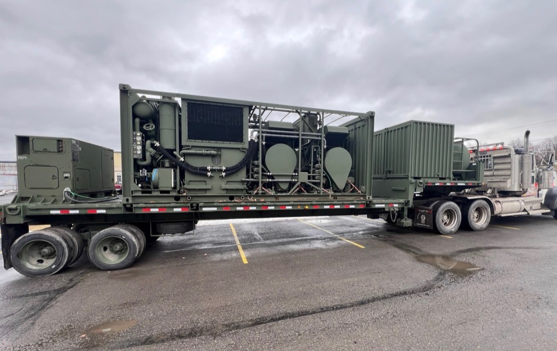 Trailer-mounted military AWG