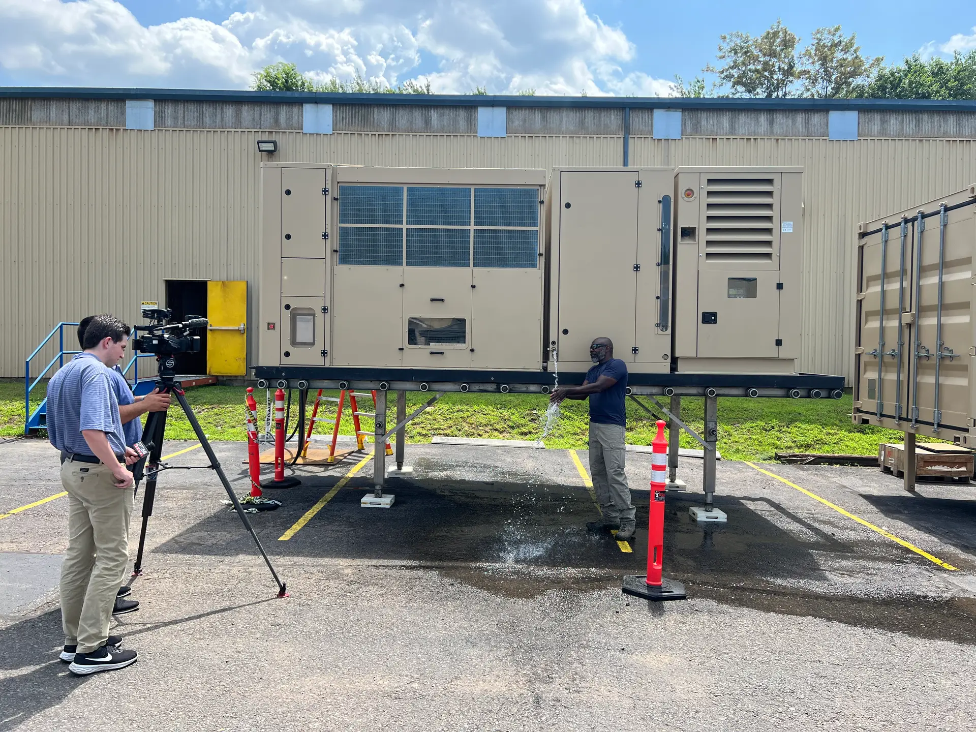 AWG system deployed in the field